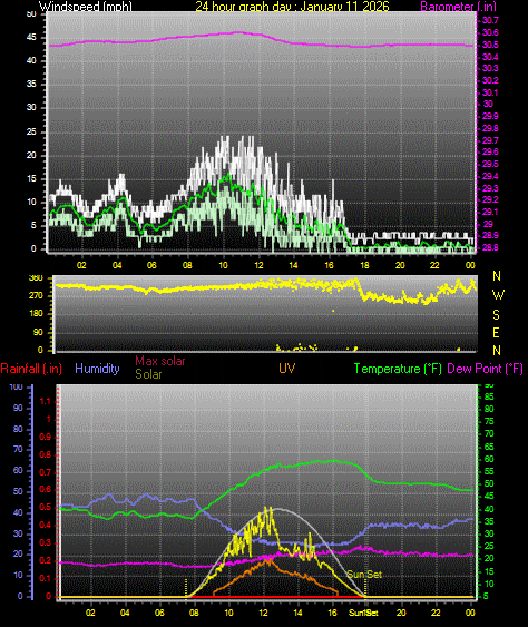 24 Hour Graph for Day 11