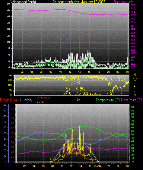 24 Hour Graph for Day 12