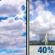 Monday: A chance of showers and thunderstorms after 1pm. Partly sunny, with a high near 90. South southwest wind 0 to 5 mph. Chance of precipitation is 40%. New rainfall amounts less than a tenth of an inch possible. Monday: Partly Sunny then Chance Showers And Thunderstorms