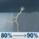 Saturday: A chance of showers and thunderstorms before 7am, then a chance of showers and thunderstorms between 7am and 10am, then showers and thunderstorms. Cloudy. High near 73, with temperatures falling to around 63 in the afternoon. West northwest wind 10 to 15 mph, with gusts as high as 30 mph. Chance of precipitation is 90%. New rainfall amounts between a half and three quarters of an inch possible. Saturday: Showers And Thunderstorms